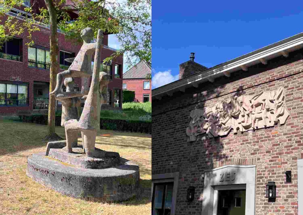 Historische gevelkunst op wandelroute Jan van Gemert