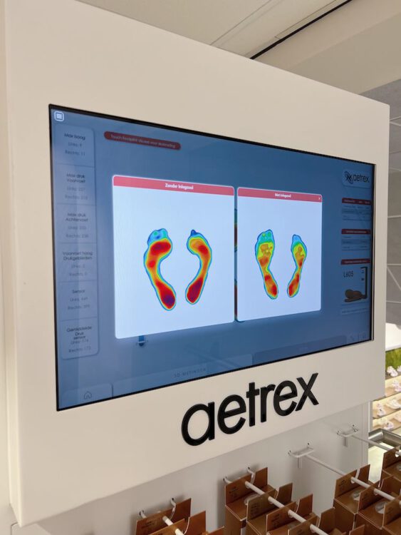 3D voetanalyse in onze winkel