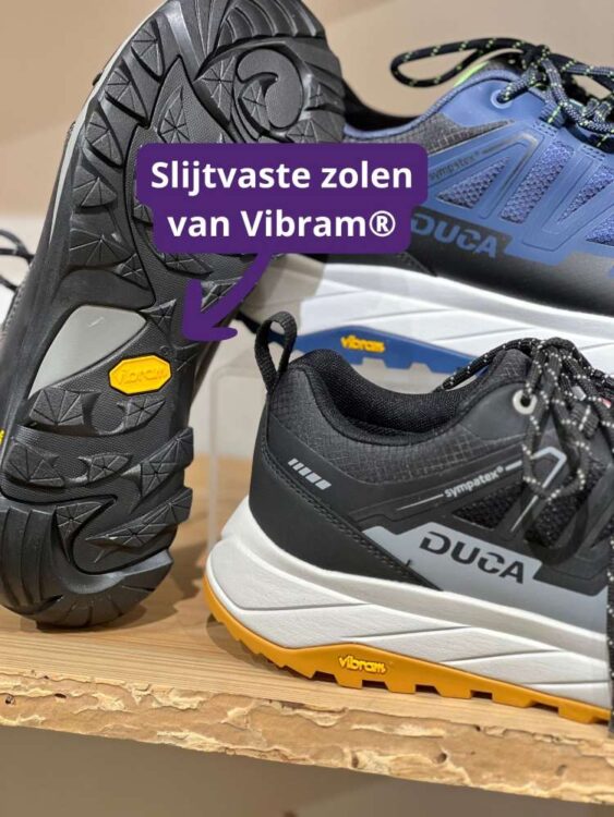 Bij staande beroepen ga voor slijtvaste zolen