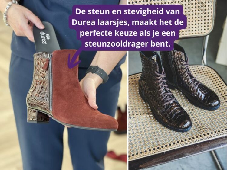 Durea schoenen voor steunzolen