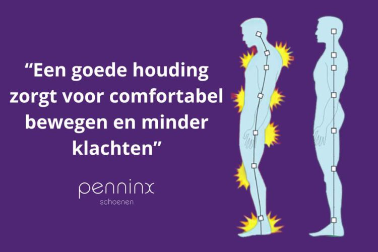 Een goede houding zorgt voor comfortabel bewegen en minder klachten