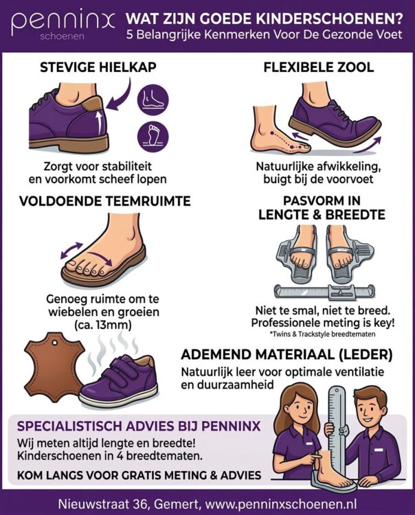 Infographic over wat zijn goede kinderschoenen