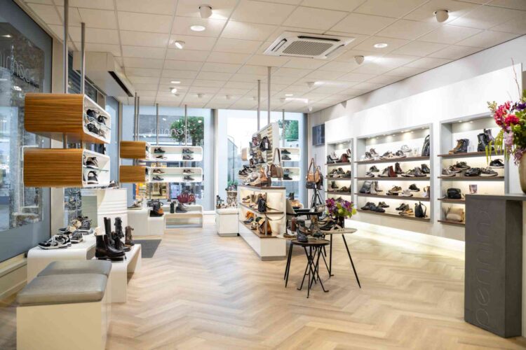 Interieur van Penninx Schoenen in Gemert