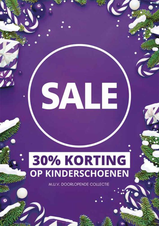 Korting op kinderschoenen - Winter Sale