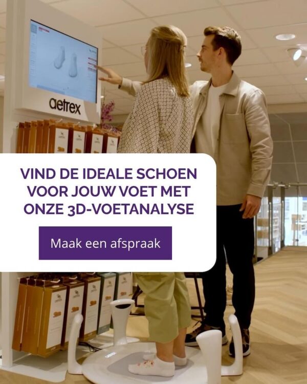 Vind de ideale schoen voor jouw voet met onze 3D voetanalyse