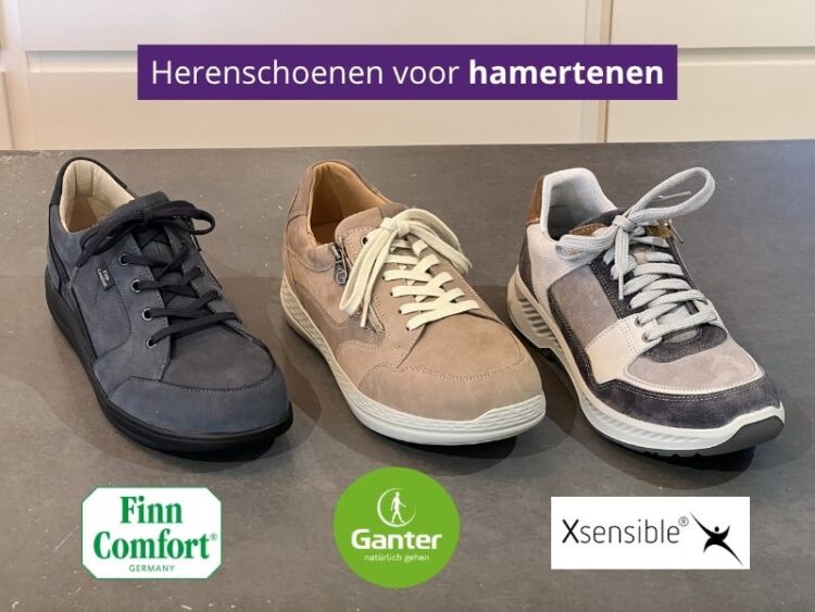 Top 3 schoenen voor hamertenen (heren)