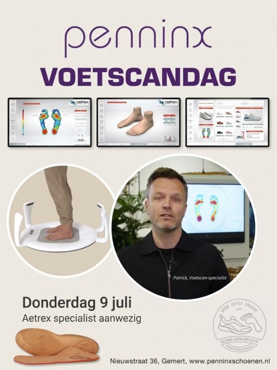 Voetscandag 2026 bij Penninx Schoenen in Gemert