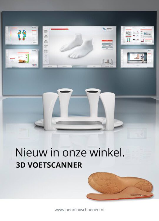 3D-Voetscanner bij Penninx Schoenen