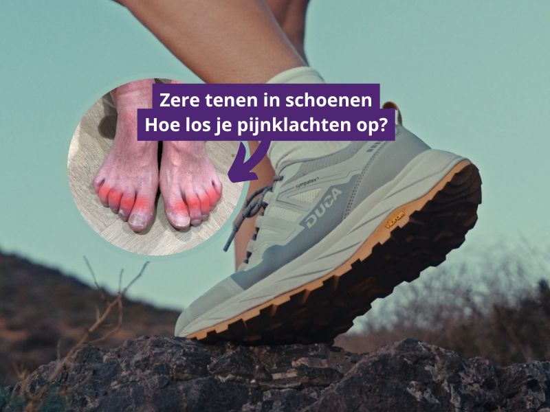 Zere tenen in schoenen