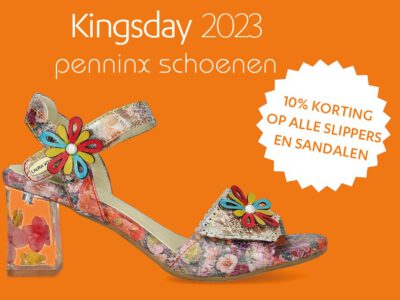 Tijdens Koningsdag 10% korting op alle slippers en sandalen